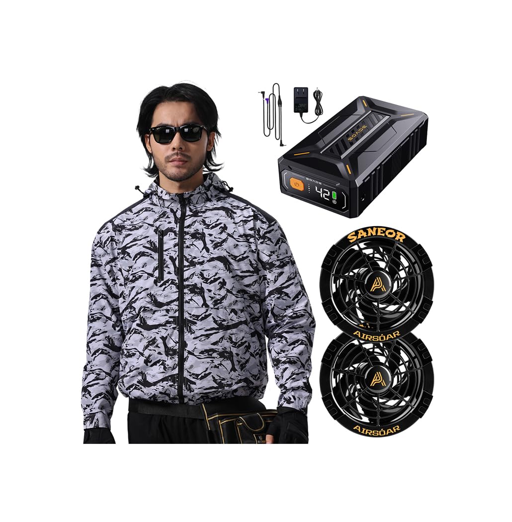 Amazon.co.jp: [Daonaca] 【2025夏新登場 42V超高出力】 作業服 長袖